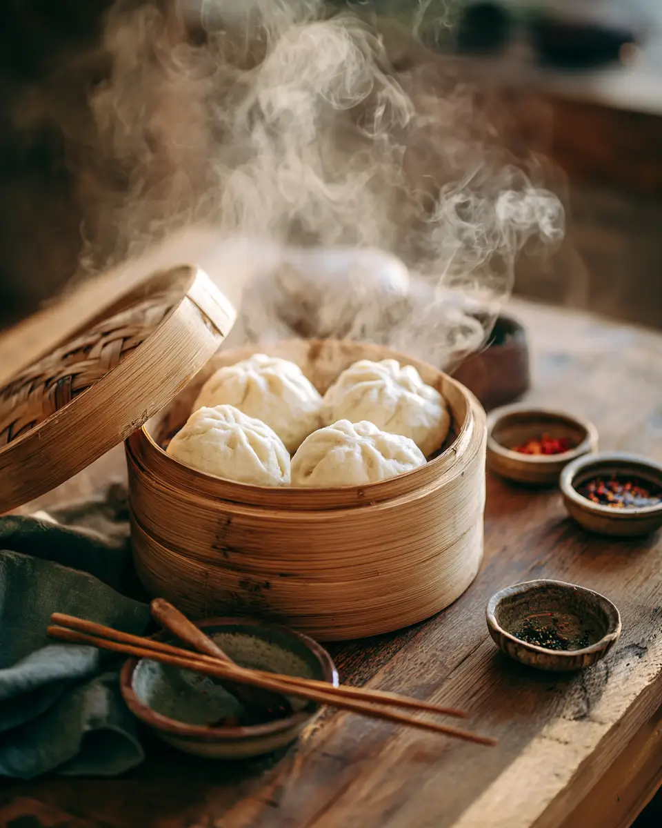 HOMEMADE BAPAO (ZACHTE GESTOOMDE BROODJES)