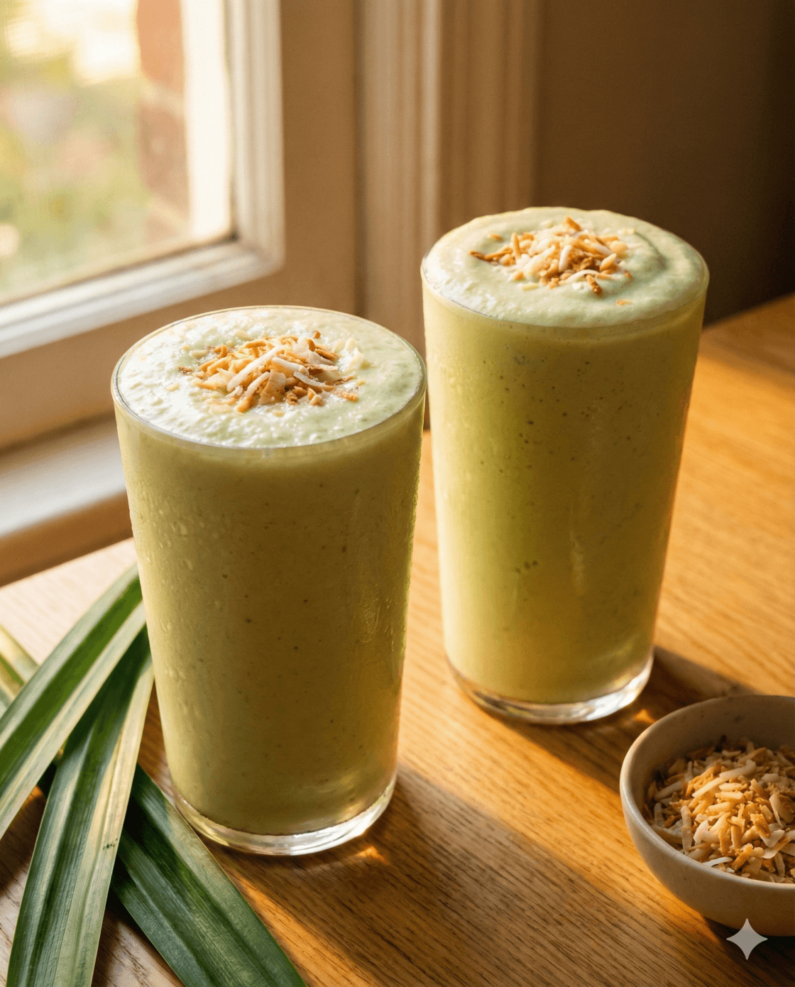 €2,40 • ROMIGE KOKOS-PANDAN SMOOTHIE