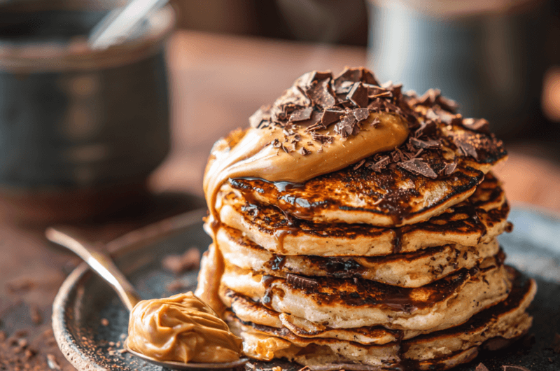 PINDAKAAS-CHOCOLADE PANNENKOEKEN