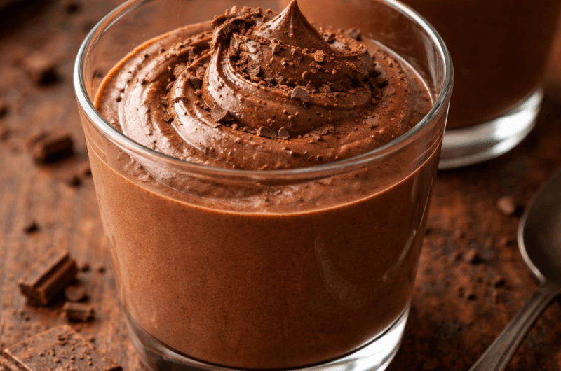 SIMPELE CHOCOLADEMOUSSE MET 3 INGREDIËNTEN