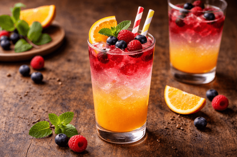 TWEE-LAAGS CITRUS BERRY FIZZ