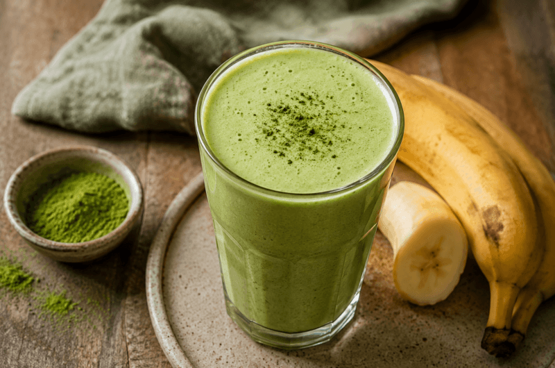 ROMIGE MATCHA BANANEN SMOOTHIE