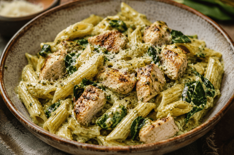 Romige Kip Pesto Pasta