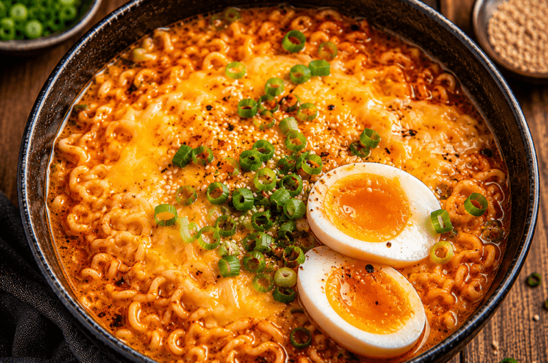 Kaasachtige Shin Ramyun