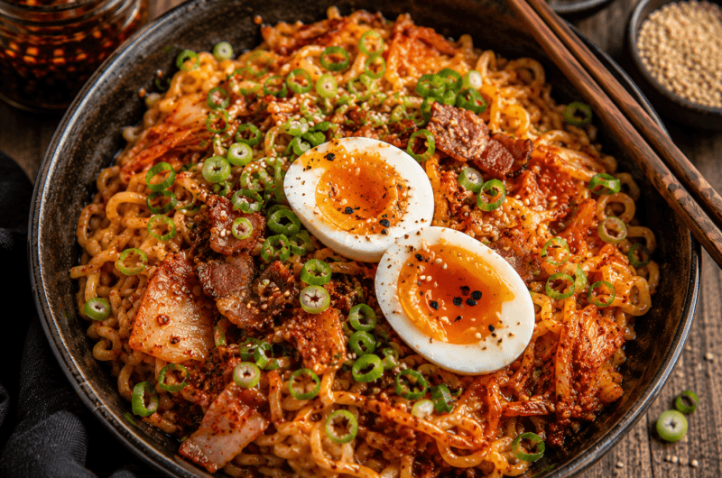 Loaded Kimchi Noodles