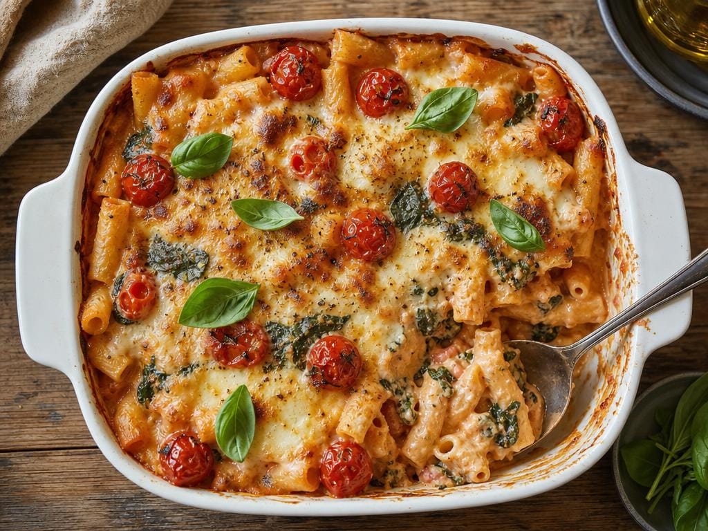 €1,90 • COTTAGE CHEESE PASTA OVENSCHOTEL MET SPINAZIE.